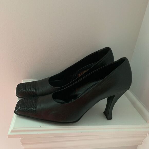 Y2K (Year 2000) Giorgio Fabiani lambskin leather heel sequins toe - Picture 6 of 7